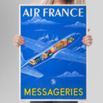 Affiche vintage Algérie France collection Dzeco Art