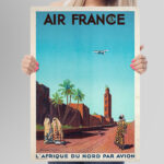 Affiche vintage Algérie France collection Dzeco Art
