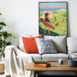 Affiche vintage Algérie Tunis collection Dzeco Art