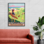 Affiche vintage Algérie Tunis collection Dzeco Art