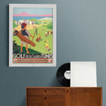 Affiche vintage Algérie Tunis collection Dzeco Art