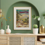 Affiche vintage Algérie collection Dzeco Art