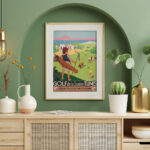 Affiche vintage Algérie Tunis collection Dzeco Art