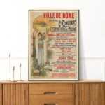 Affiche vintage Algérie collection Dzeco Art