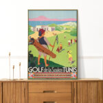 Affiche vintage Algérie Tunis collection Dzeco Art