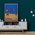 Affiche vintage Algérie France collection Dzeco Art