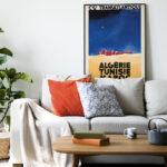 Affiche vintage Algérie collection Dzeco Art