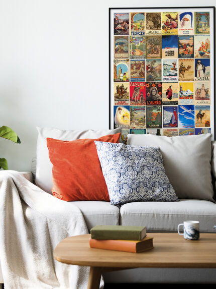 Affiche vintage Algérie collection Dzeco Art