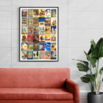 Affiche vintage Algérie collection Dzeco Art