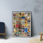 Affiche vintage Algérie collection Dzeco Art