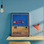 Affiche vintage Algérie France collection Dzeco Art