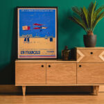 Affiche vintage Algérie France collection Dzeco Art