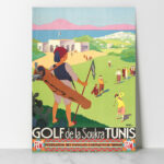 Affiche vintage Algérie Tunis collection Dzeco Art