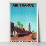 Affiche vintage Algérie France collection Dzeco Art