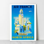 Affiche vintage Algérie France collection Dzeco Art
