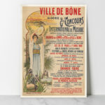 Affiche vintage Algérie collection Dzeco Art