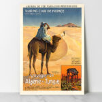 Affiche vintage Algérie collection Dzeco Art