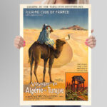 Affiche vintage Algérie collection Dzeco Art