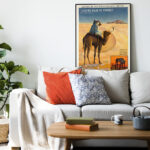 Affiche vintage Algérie collection Dzeco Art
