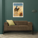 Affiche vintage Algérie collection Dzeco Art