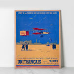 Affiche vintage Algérie France collection Dzeco Art