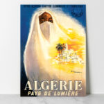 Affiche vintage Algérie collection Dzeco Art