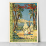 Affiche vintage Algérie Tunisie collection Dzeco Art