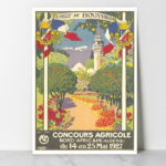 Affiche vintage Algérie Boufarik collection Dzeco Art