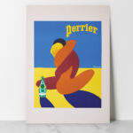 Affiche vintage Perrier – Bernard Villemot 1981