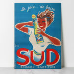 Affiche vintage Algérie Sud collection Dzeco Art