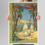 Affiche vintage Algérie Tunisie collection Dzeco Art