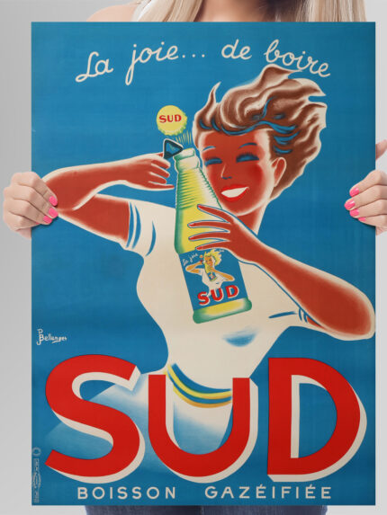 Affiche vintage Algérie Sud collection Dzeco Art