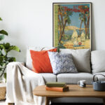 Affiche vintage Algérie Tunisie collection Dzeco Art