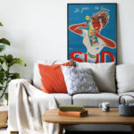 Affiche vintage Algérie Sud collection Dzeco Art