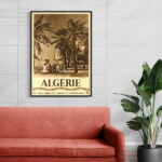 Affiche vintage Algérie collection Dzeco Art
