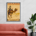 Affiche vintage Algérie Touggourt collection Dzeco Art