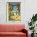 Affiche vintage Algérie Tunisie collection Dzeco Art