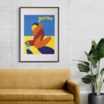 Affiche vintage Perrier – Bernard Villemot 1981 – Image 4