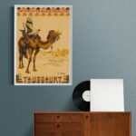 Affiche vintage Algérie Touggourt collection Dzeco Art