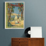 Affiche vintage Algérie Tunisie collection Dzeco Art