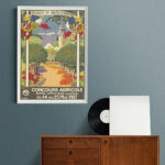 Affiche vintage Algérie Boufarik collection Dzeco Art