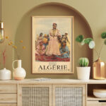 Affiche vintage Algérie Boussaada collection Dzeco Art