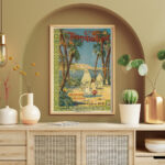 Affiche vintage Algérie Tunisie collection Dzeco Art