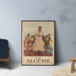 Affiche vintage Algérie Boussaada collection Dzeco Art