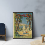 Affiche vintage Algérie Tunisie collection Dzeco Art