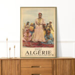 Affiche vintage Algérie Boussaada collection Dzeco Art