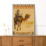 Affiche vintage Algérie Touggourt collection Dzeco Art