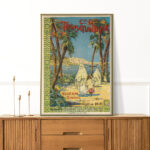Affiche vintage Algérie Tunisie collection Dzeco Art