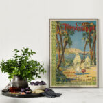 Affiche vintage Algérie Tunisie collection Dzeco Art