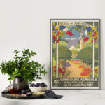 Affiche vintage Algérie Boufarik collection Dzeco Art